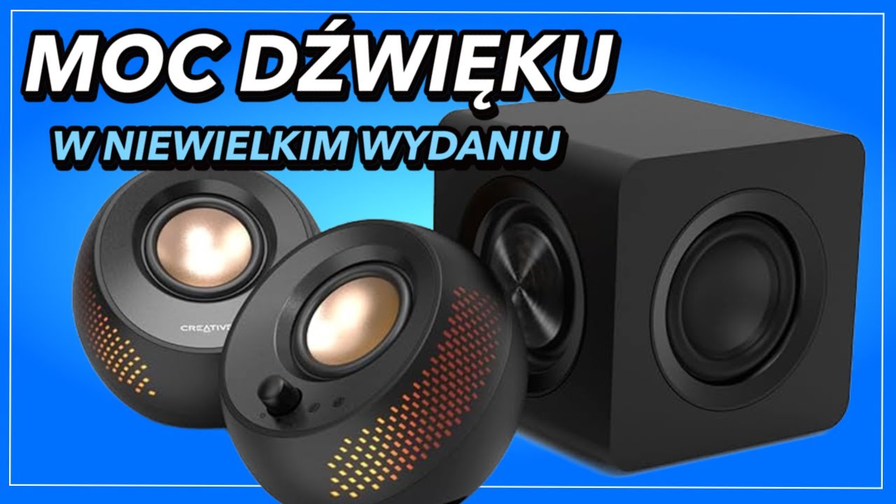 Najlepiej grające małe głośniki - Creative Pebble X Plus 2.1 z subwooferem