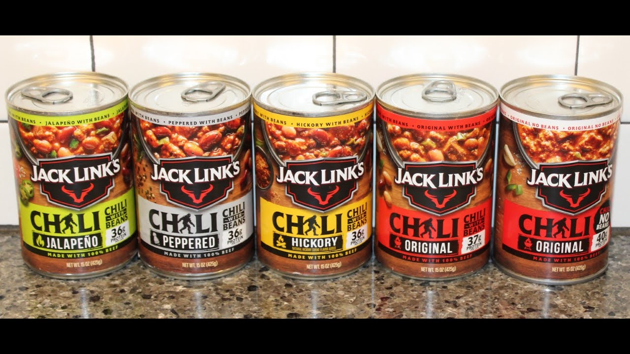 Jack Link’s Chili: Jalapeño, Peppered, Hickory, Original with Beans, Original without Beans Review