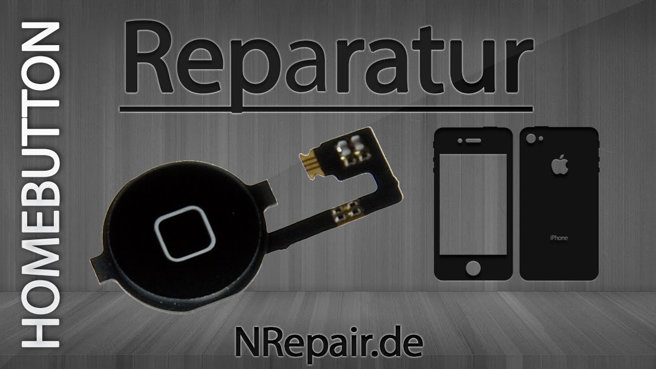 NRepair.de - iPhone 4 - Homebutton Reparatur - Anleitung - HowTo