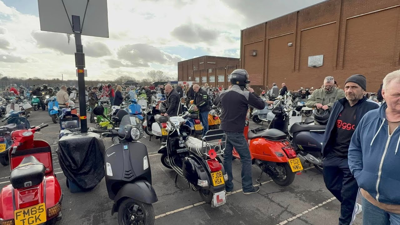 Massive Turnout At Burton Brewers Scooter Club For Their Custom Show And Parts Fair 2025 .