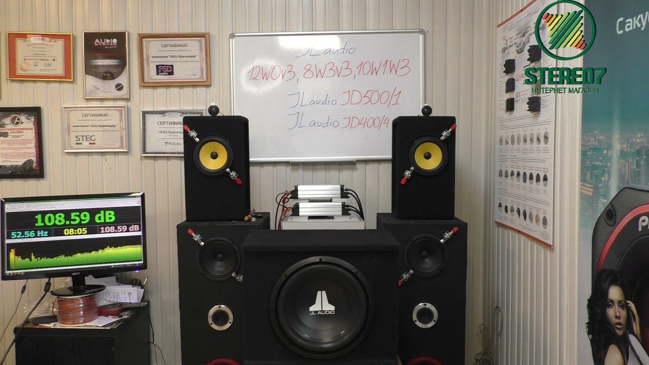 ТЕСТ САБОВ JLaudio;12Wov3-4, JL10W1v3-4, JL8W3v3-4, JLaudio JD 500/1.Tchernov Standart Balanced IC