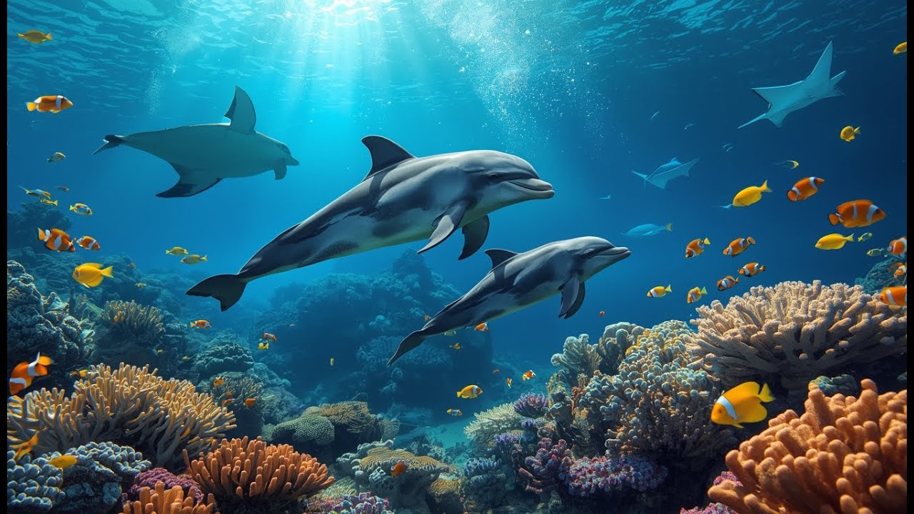 Relaxing Underwater world 365/6 music feel goodListen to quiet music, listen to the sound #relaxing