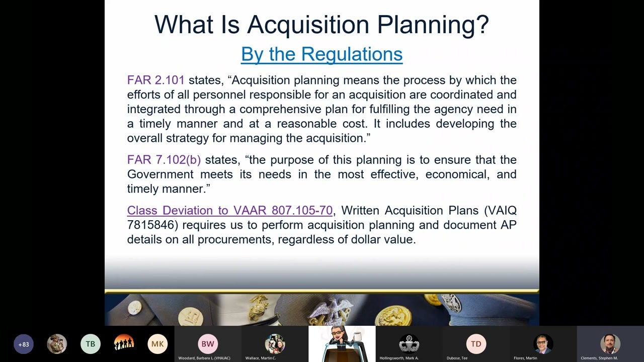 Course 6 - Planning The Acquisition