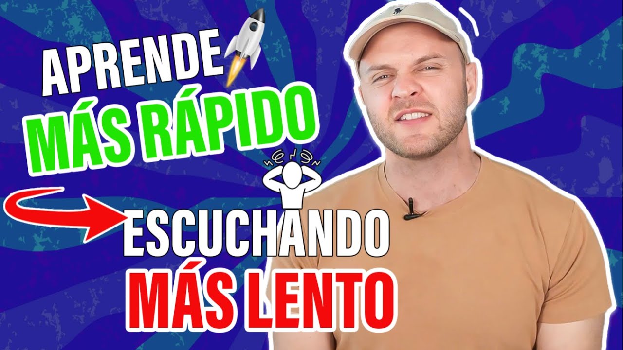 Aprende inglés MÁS RÁPIDO escuchando MÁS LENTO: solo escucha y repite – método SLOW SHADOWING