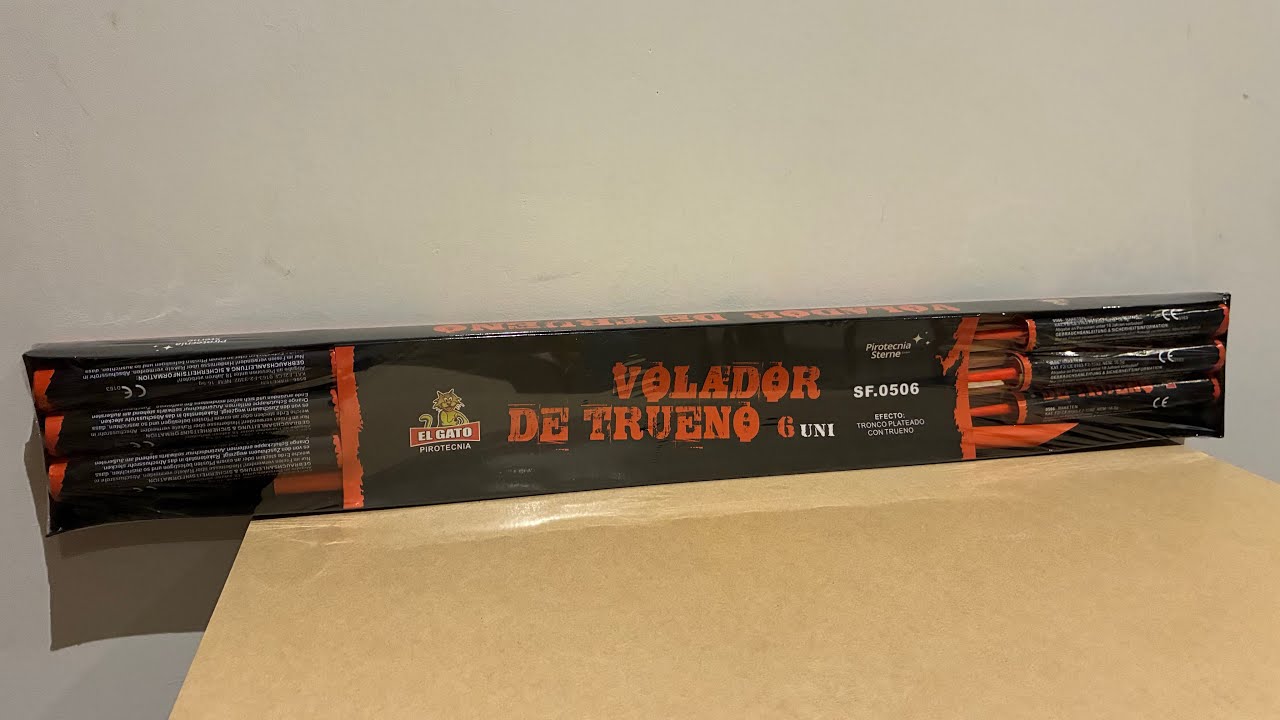 El Gato - Volador de Trueno 16,5gr F2 salute pijlen