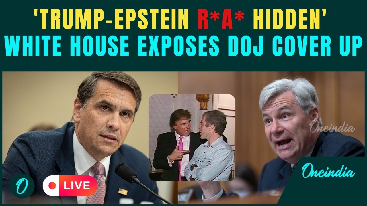 'Trump Behind Epstein DOJ Cover-Up': Sen. Whitehouse EXPOSES DOJ Blanche Hiding His Boss, Epstein