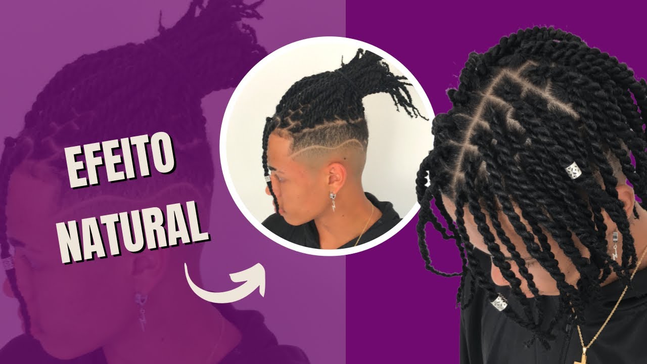 Como fazer twists masculino?| twists masculinos parte II