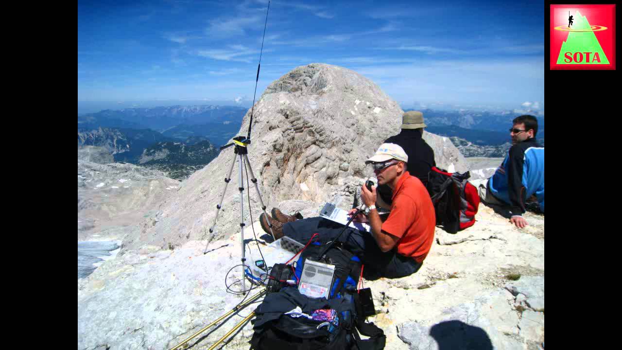 SOTA - Amateurfunk am Hohen Gjaidstein, Kl. Gjaidstein, Dachstein und Hunerkogel