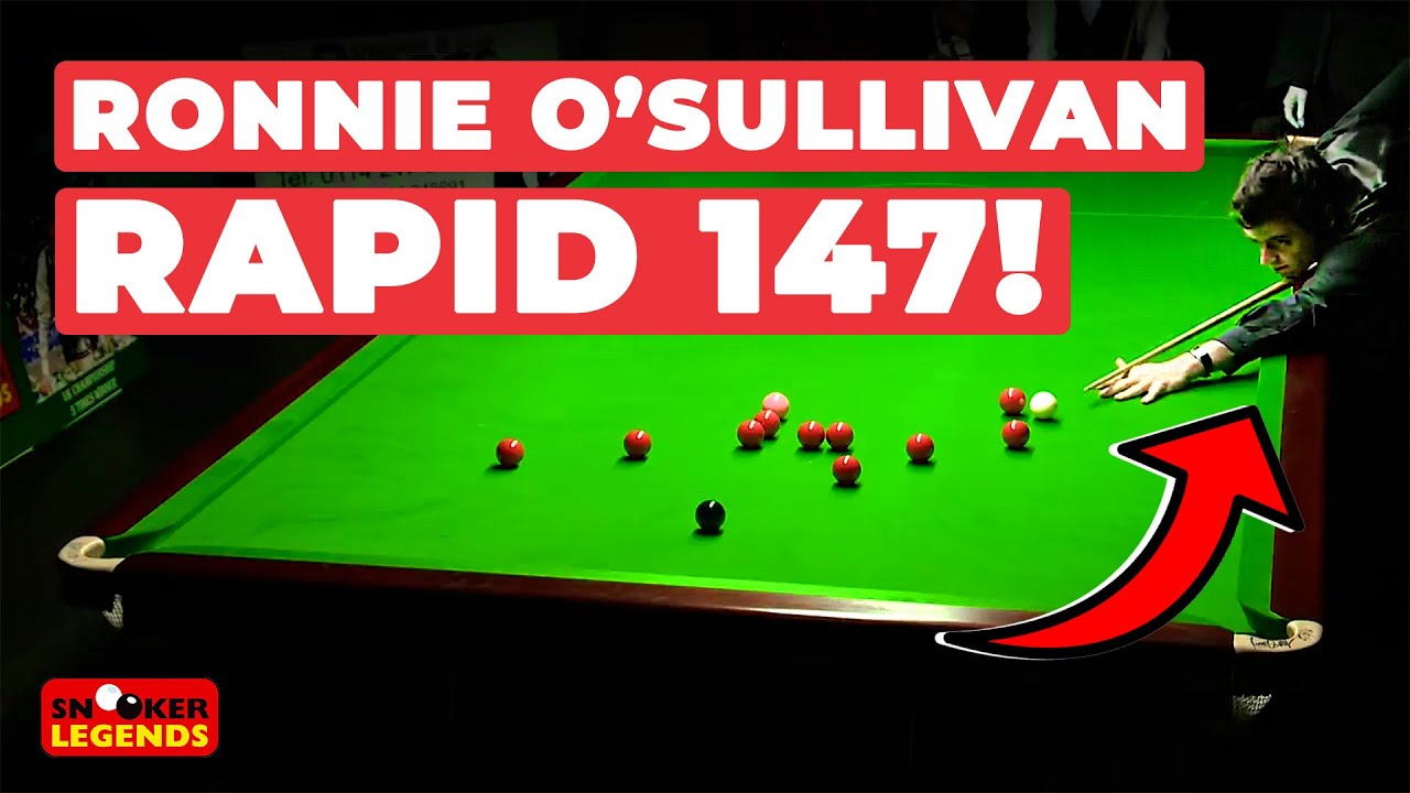 Ronnie O'Sullivan Makes A RIDICULOUS 147 Break!