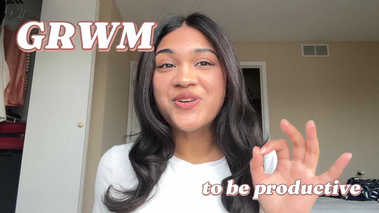 doing my makeup so i can be productive | grwm