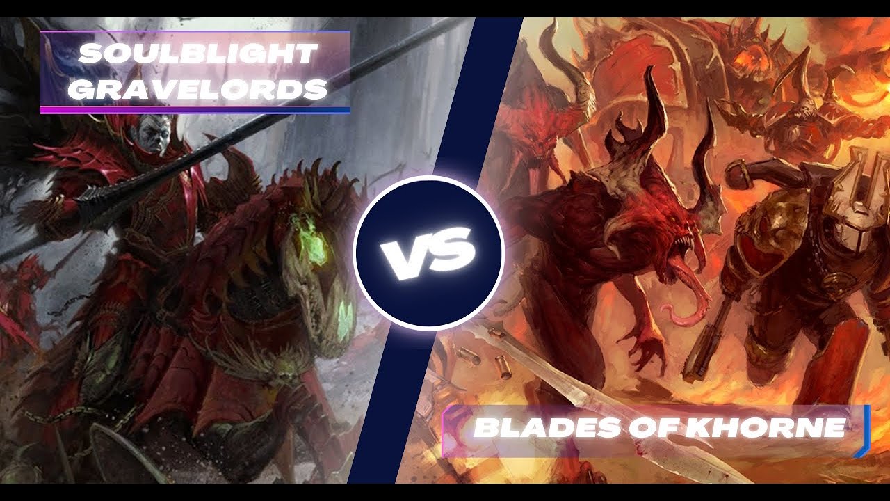 soulblight gravelords vs Blades of khorne 2000 Punkte Battlereport deutsch