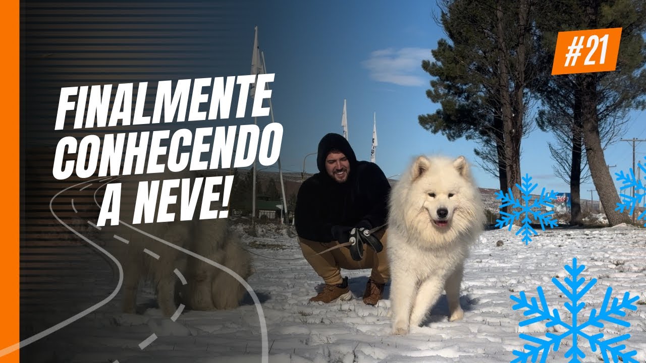 VLOG 21 -  CHEGOU O ESPERADO MOMENTO: NEVE NA ARGENTINA! 🇦🇷❄️