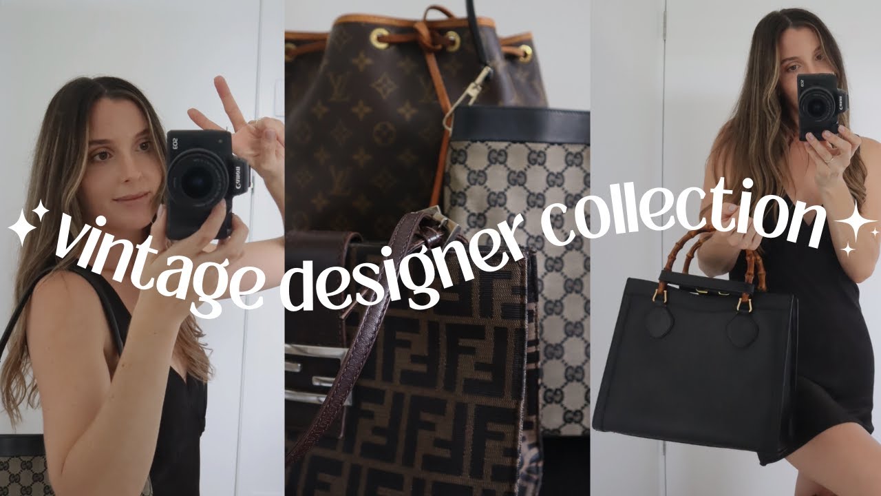 HANDBAG COLLECTION 2023 👜 | VINTAGE LOUIS VUITTON - GUCCI - FENDI & CELINE