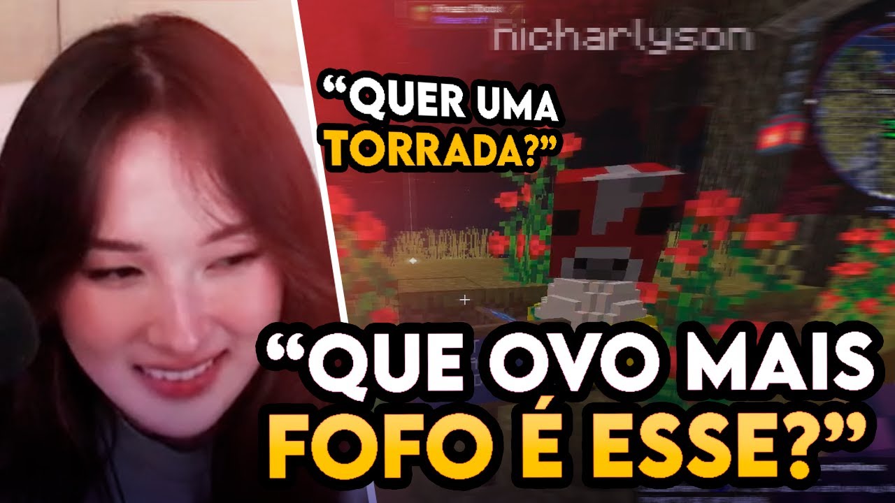 TINA INTERAGIU COM O RICHAS PELA PRIMEIRA VEZ E O ADOROU  - QSMP
