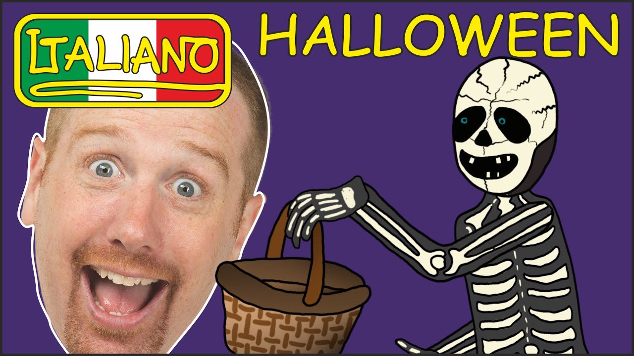 Halloween Dolcetto o Scherzetto per Bambini | Italiano per Bambini | Steve and Maggie Italiano