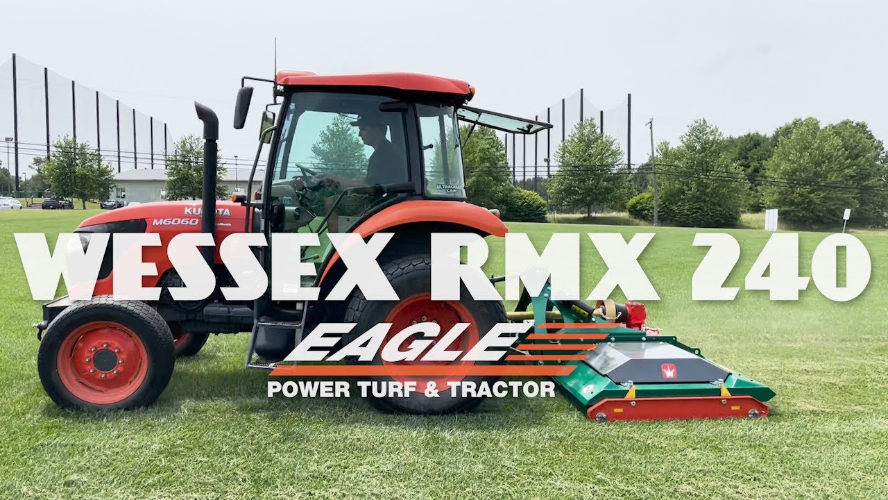 Wessex ProLine RMX 240 Roller Mower In Action | Eagle Power Turf & Tractor