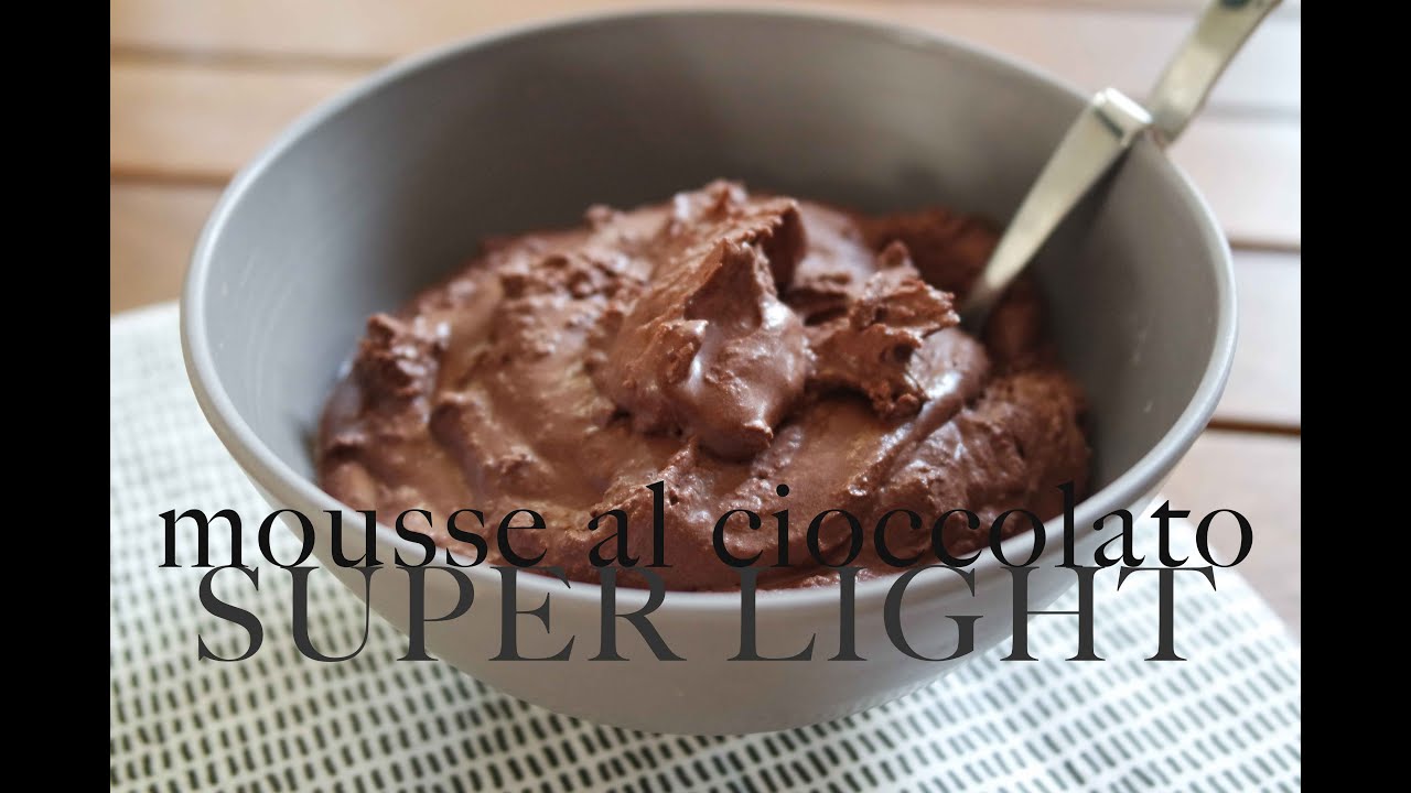 mousse al cioccolato all'ACQUA | SUPER LIGHT | CasaSuperStar