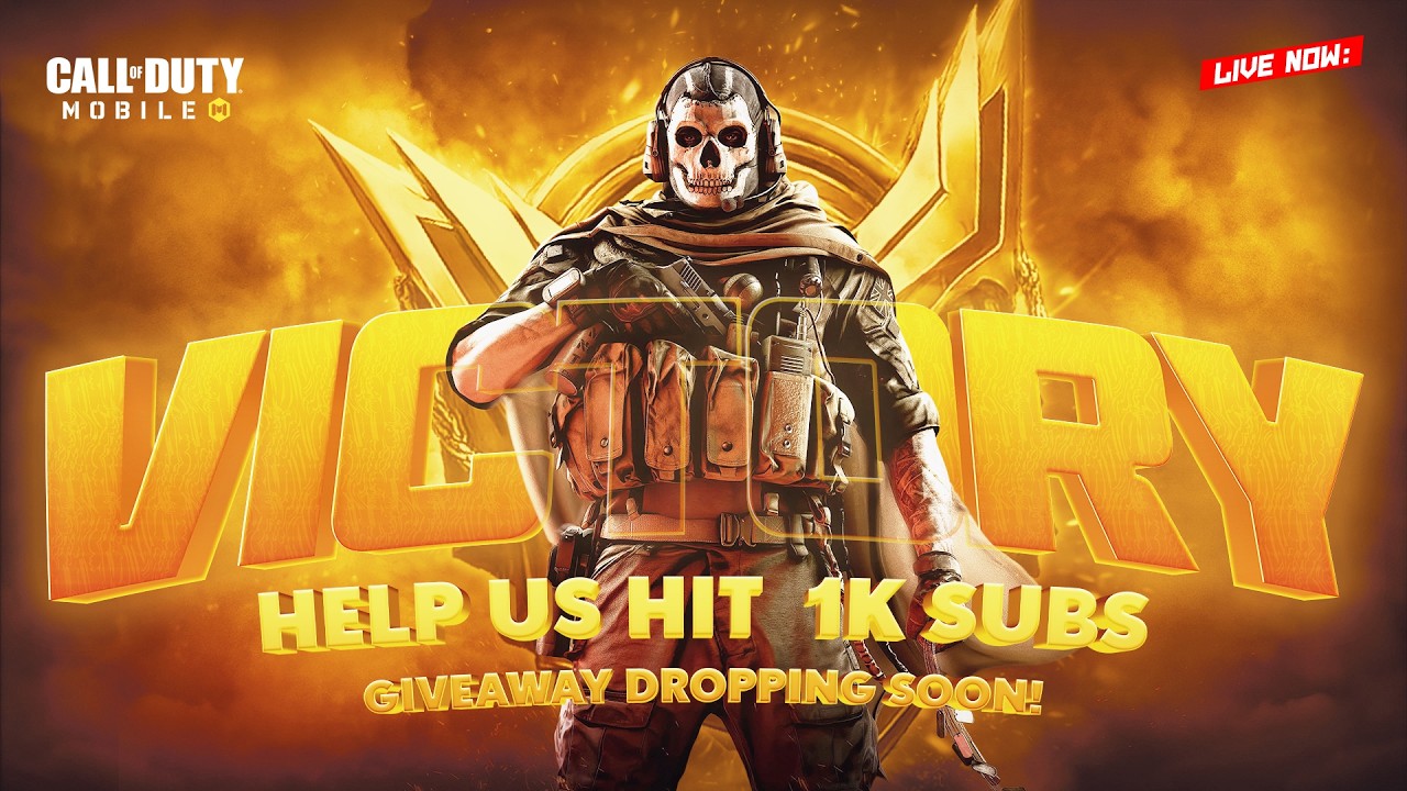 LIVE CODM🔴 | Ghost is Watching 👀 | 🔥 Ranked MP + BR | 1K Subs Giveaway Soon | Facecam + Handcam