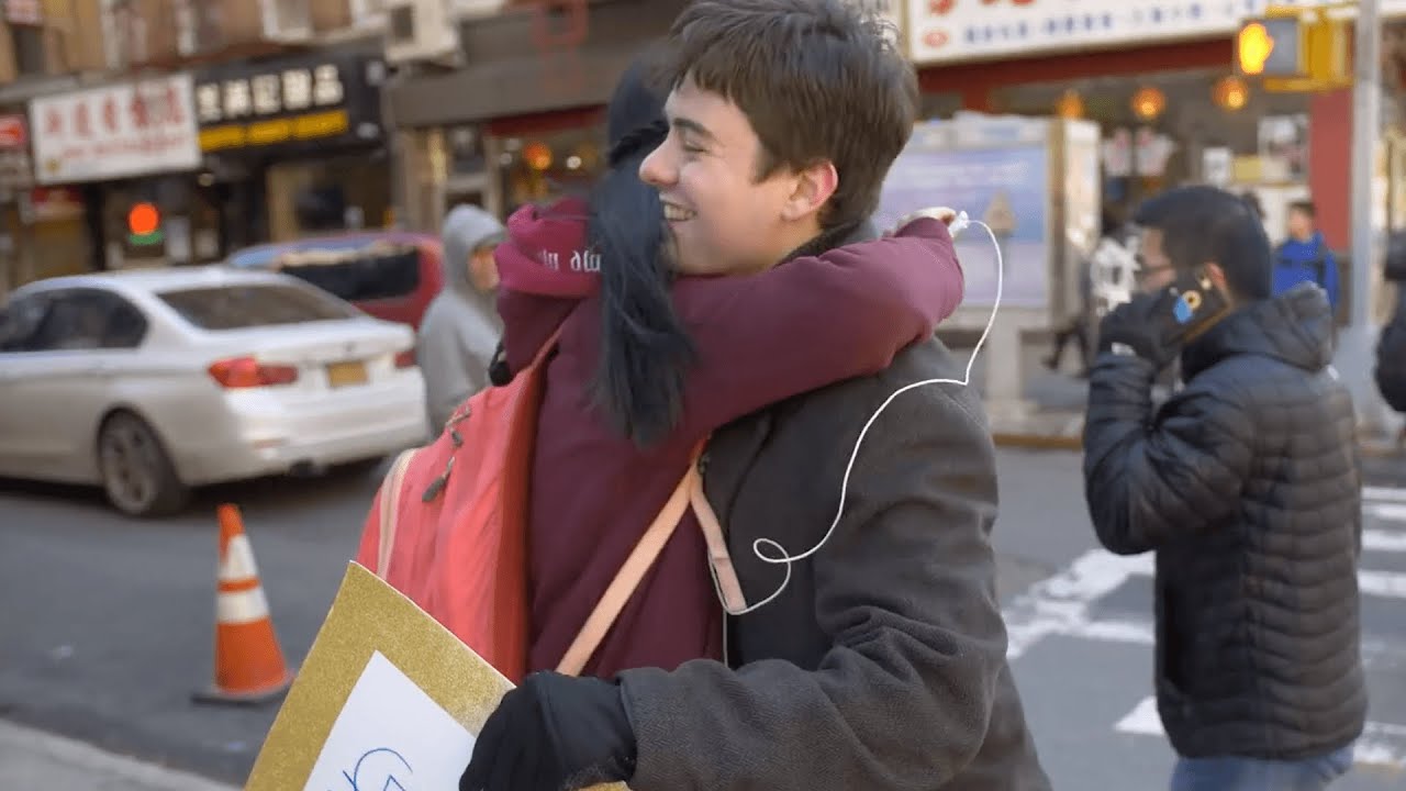 Free Hugs in Chinatown (emotional)