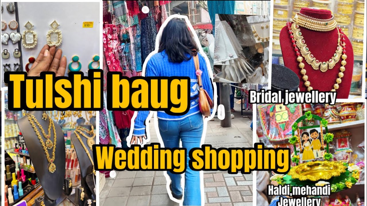 Tulshi baug 🛍️wedding season shopping | #tulshibaug #wedding #weddingseason #bridaljewellery #pune 