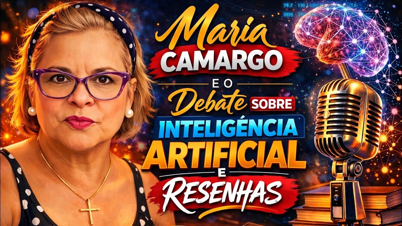 Maria Camargo e o Debate Sobre Inteligência Artificial e Resenhas