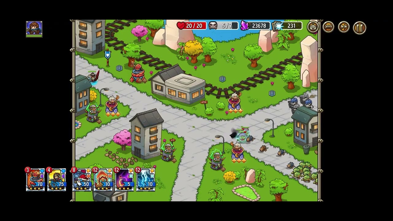 Crazy Defense Hero - Urban Invasion 8 (Crazy) 3 Stars Card