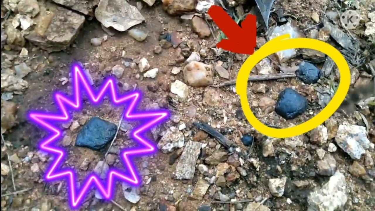 Pedras pretas e Pesadas, o que ser&aacute;?/detector de metais