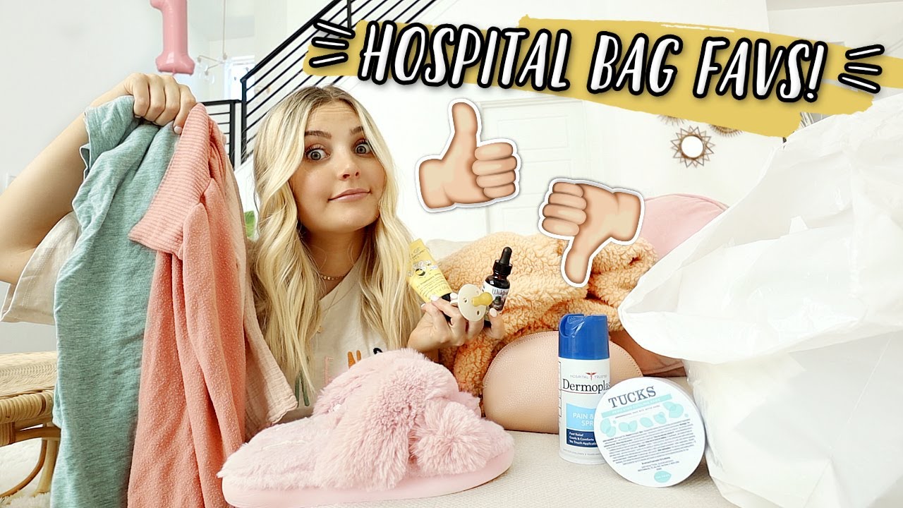 WHAT I ACTUALLY USED IN MY HOSPITAL BAG + WHAT THEY GAVE ME!