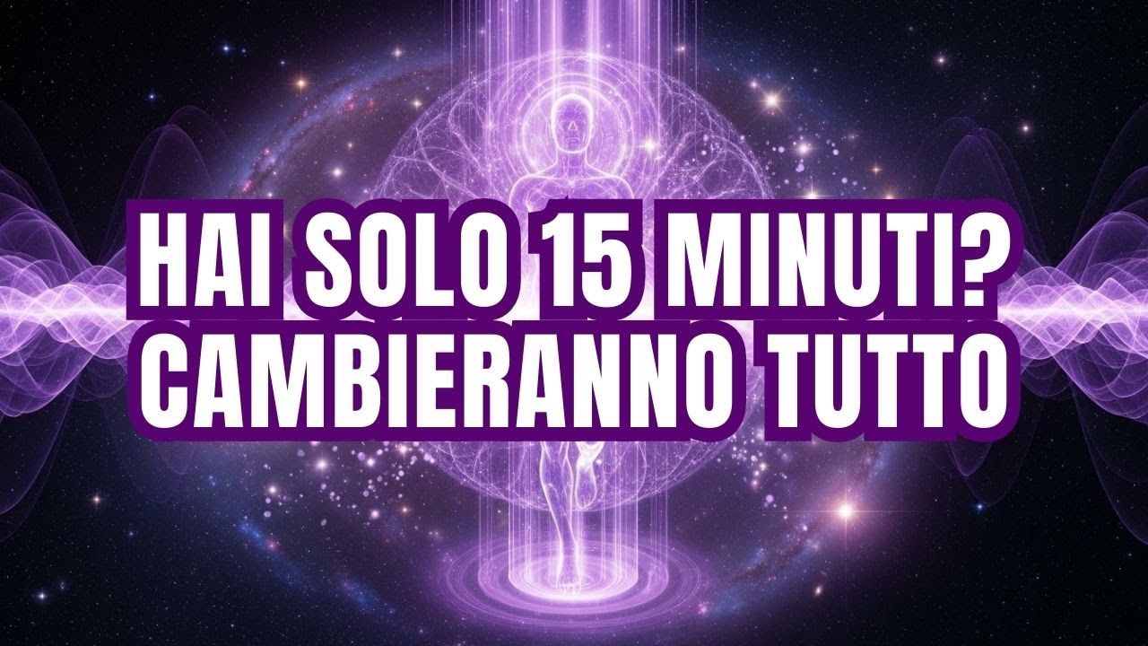 15 MINUTI CHE POSSONO RISCRIVERE IL TUO DESTINO: IL POTERE NASCOSTO DELLA FIAMMA VIOLA