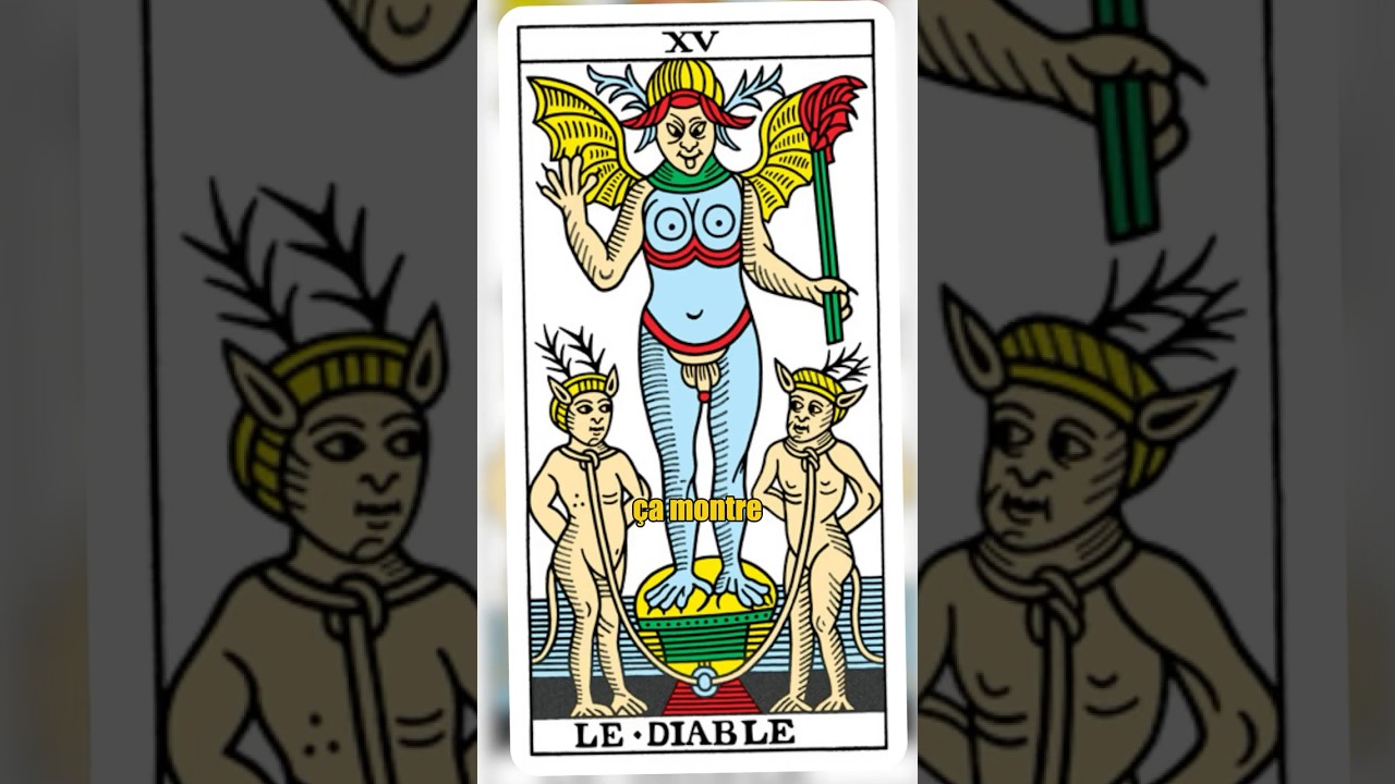 15 - Le Diable (initiation au #tarotdemarseille)  #cartomancie #tarot