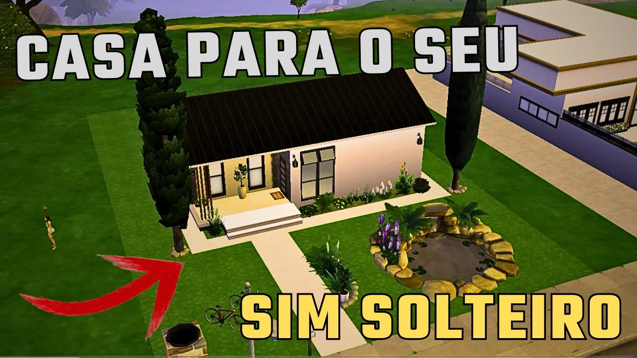 CASA PARA O SEU SIM  SOLTEIRO😏😏😛 #thesims4 #sims4house #thesims4 #sims4house #thesims4 #sims4build