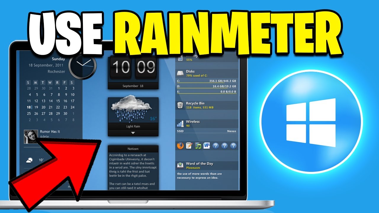 How To Use Rainmeter On Windows 11 - Step By Step Guide