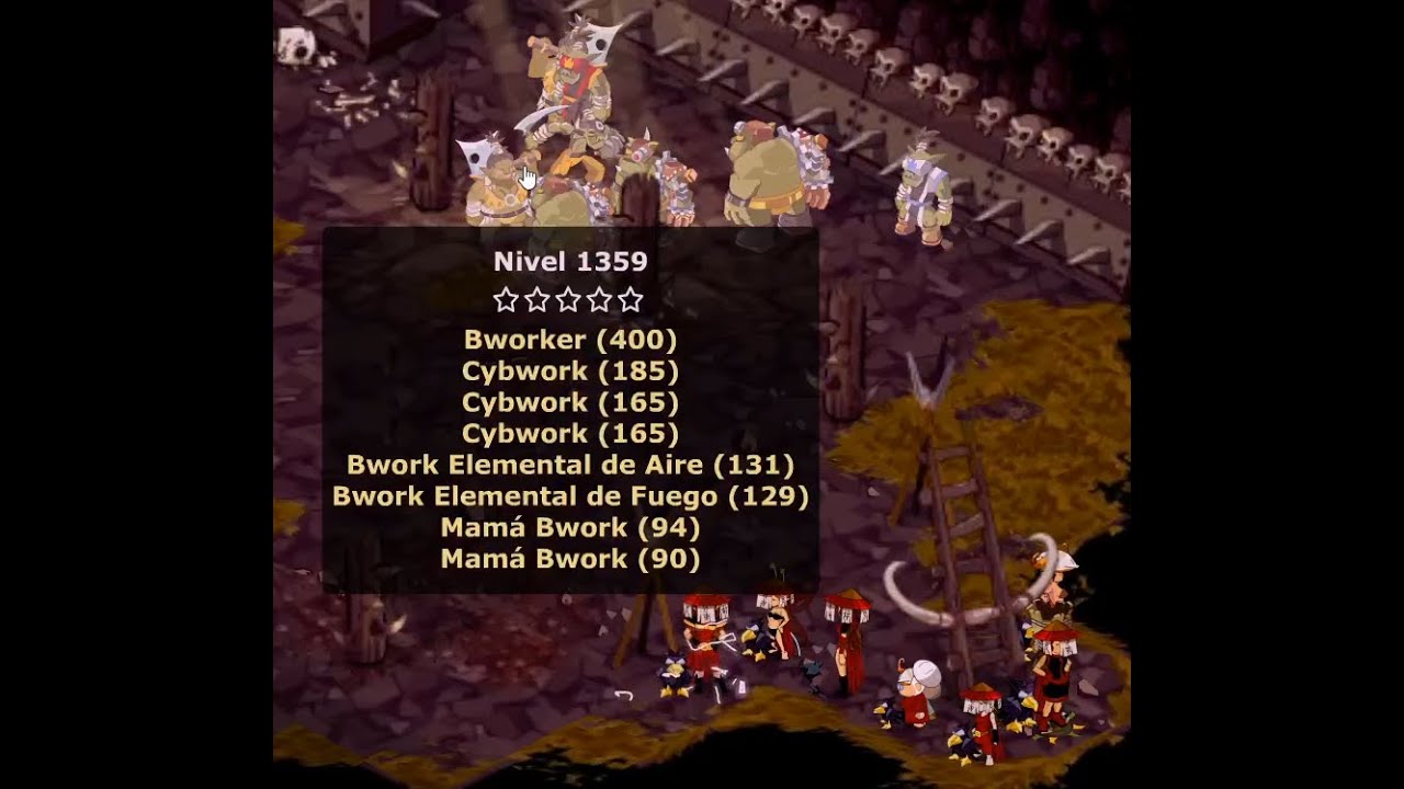 Masmorra Bworker. Dofus Retro.