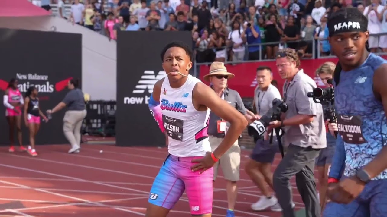 Boys 400m Champs Section 15 [Quincy Wilson Wins!] - New Balance Nationals 2025 [Full Race Replay]