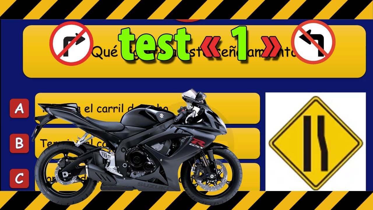 2024 Examen de manejo de Motocicleta En California Gratis test 1 | Motorcycle Permit Test