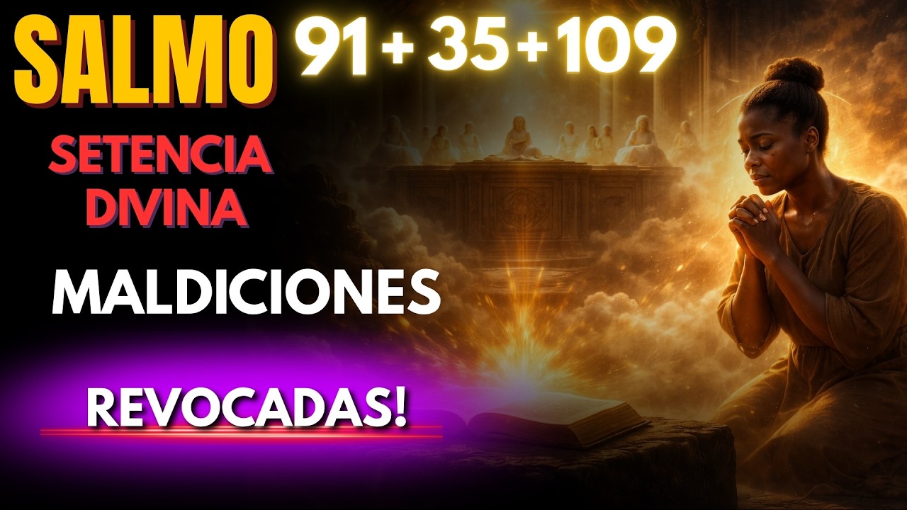 ⚔️ SALMO 91 + 35 + 109: La Corte del Cielo Revoca Toda Maldición