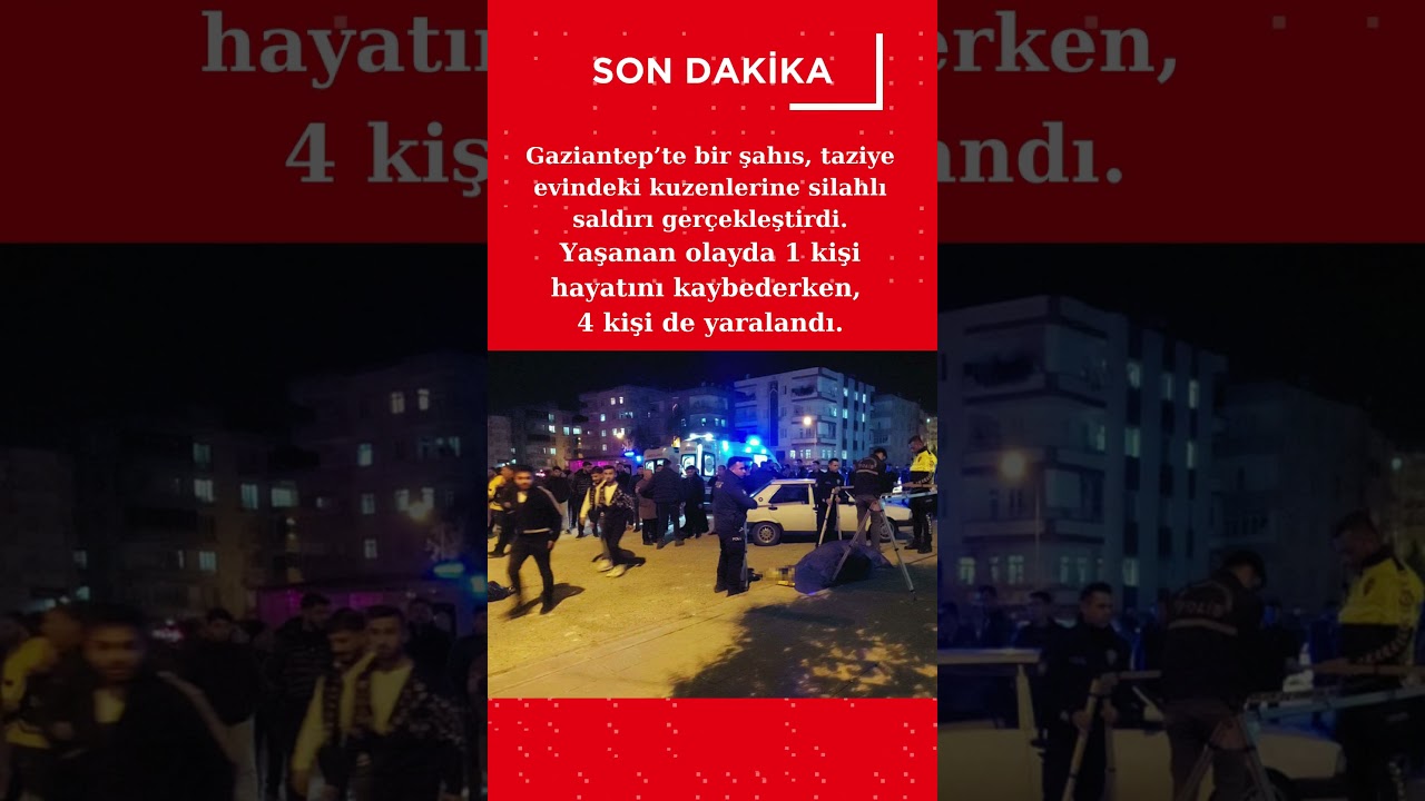 Gaziantep&rsquo;te bir şahıs... #sondakika #haberler