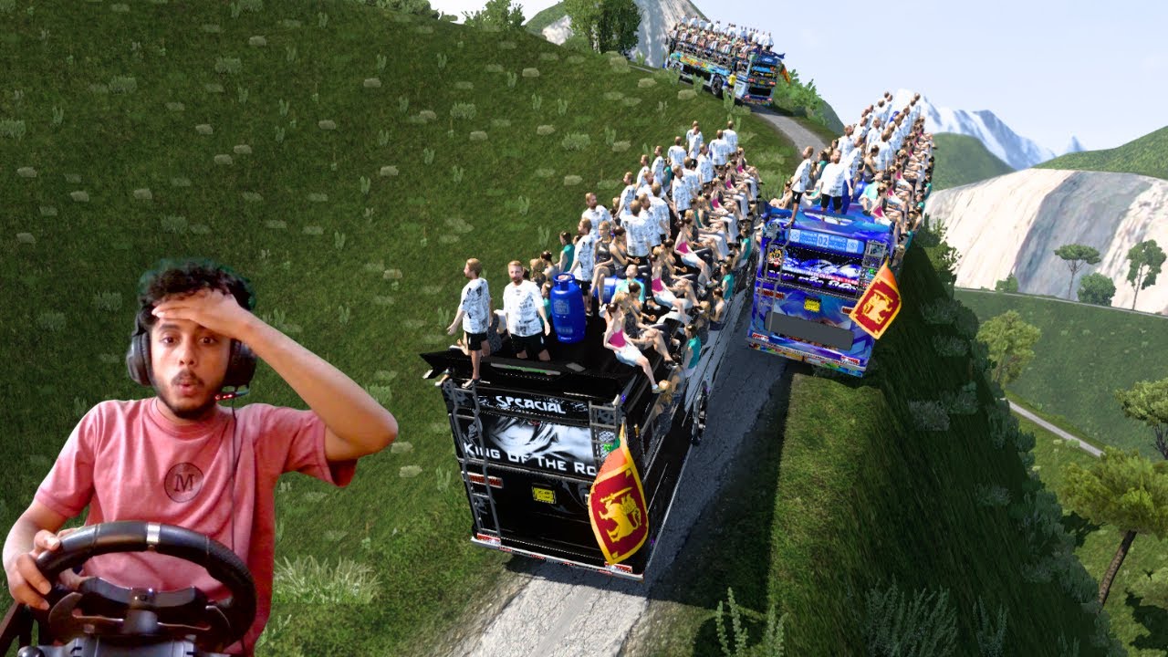 අම්මො නමුනුකුල පාර😱| ets 2 multiplayer convoy