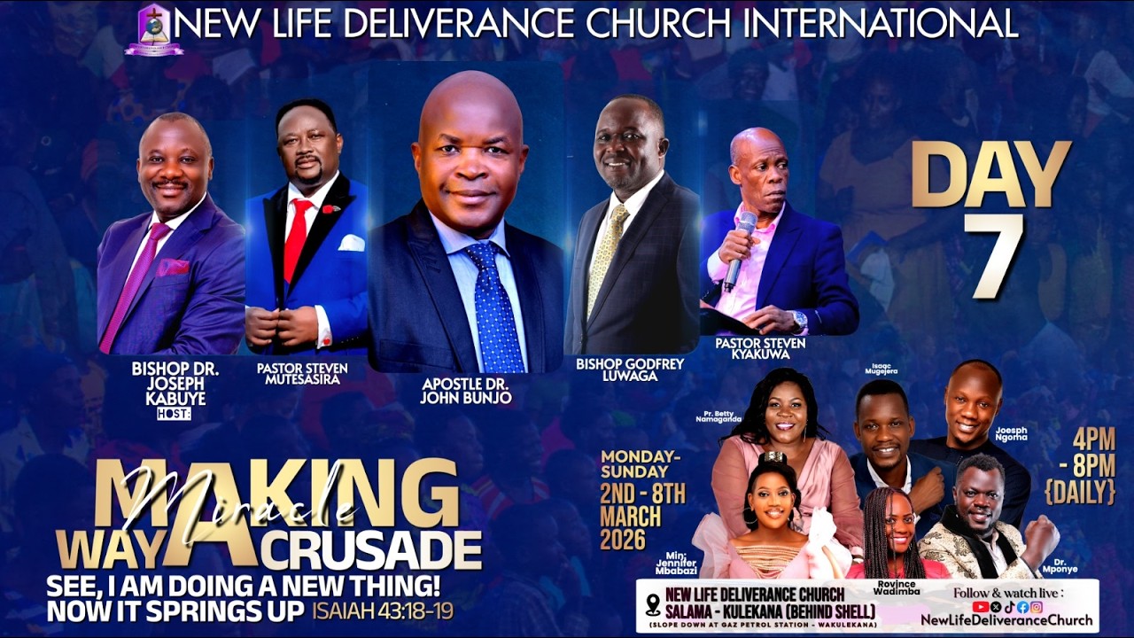 🔴 MAKING WAY DIVINE MIRACLE CRUSADE || DAY 7 With APOSTLE DR. JOHN BUNJO || 03 - 8th - 2026.