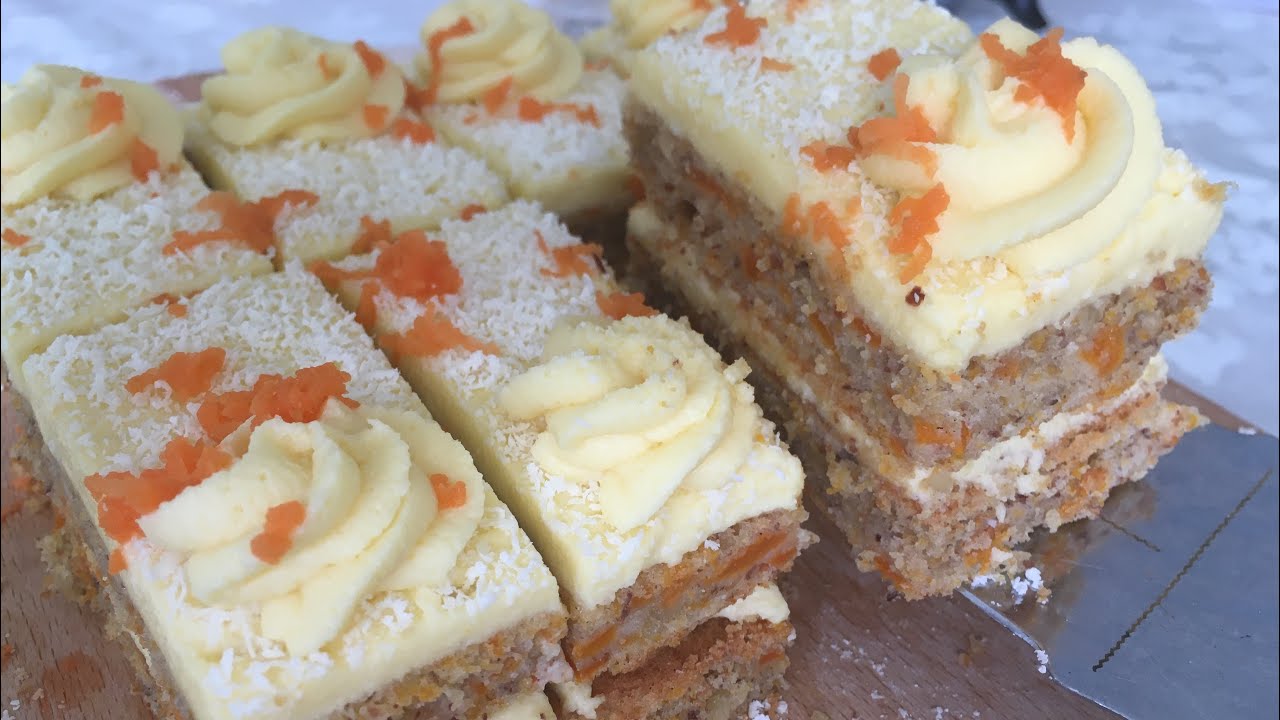 Wortelcake | amandelcake | möhrenkuchen | karrotcake | |wasafat madline | recepten oum Younes #72
