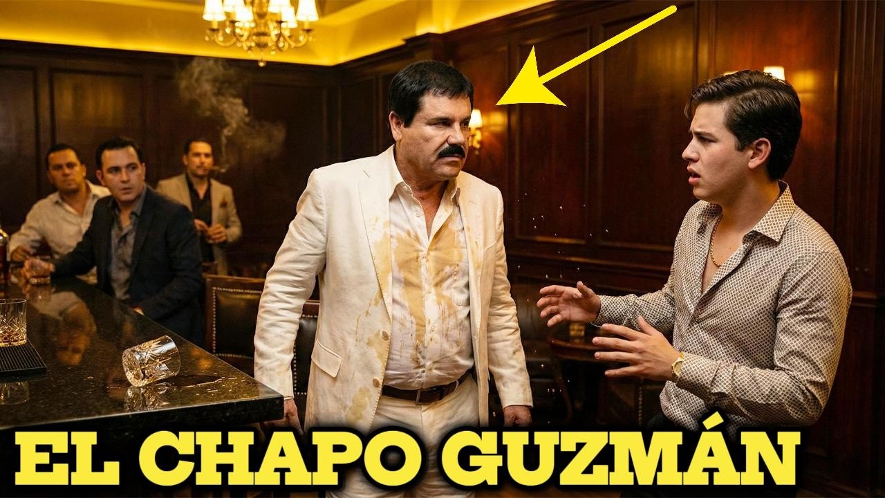 Un Junior Rico y Borracho Derramó Su Trago Sobre El Chapo En El Bar — Y Aquella Risa Fue La Última