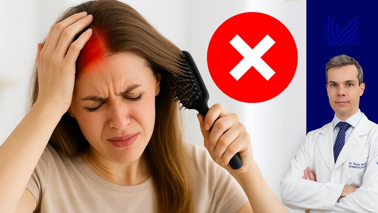 Queda de Cabelo com Dor no Couro Cabeludo? Descubra a causa REAL!