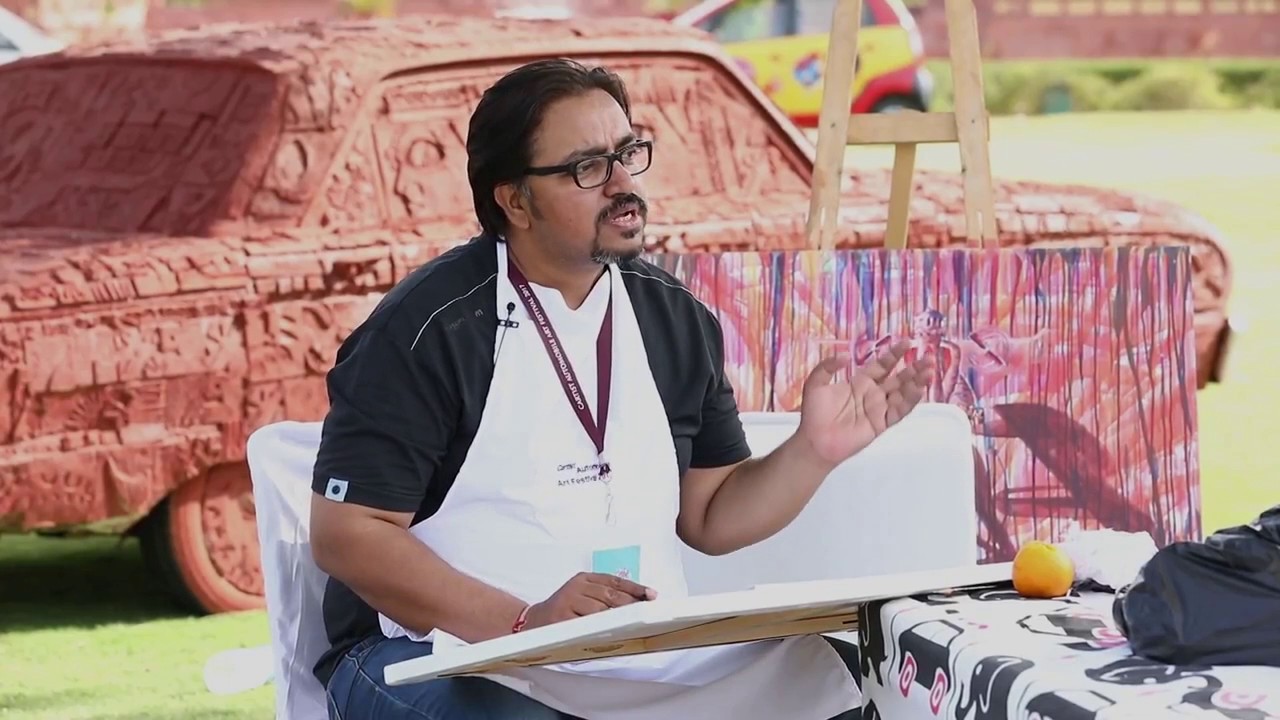 WION PITSTOP FEATURE CARTIST AUTOMOBLIE ART FESTIVAL |20-04-2017|