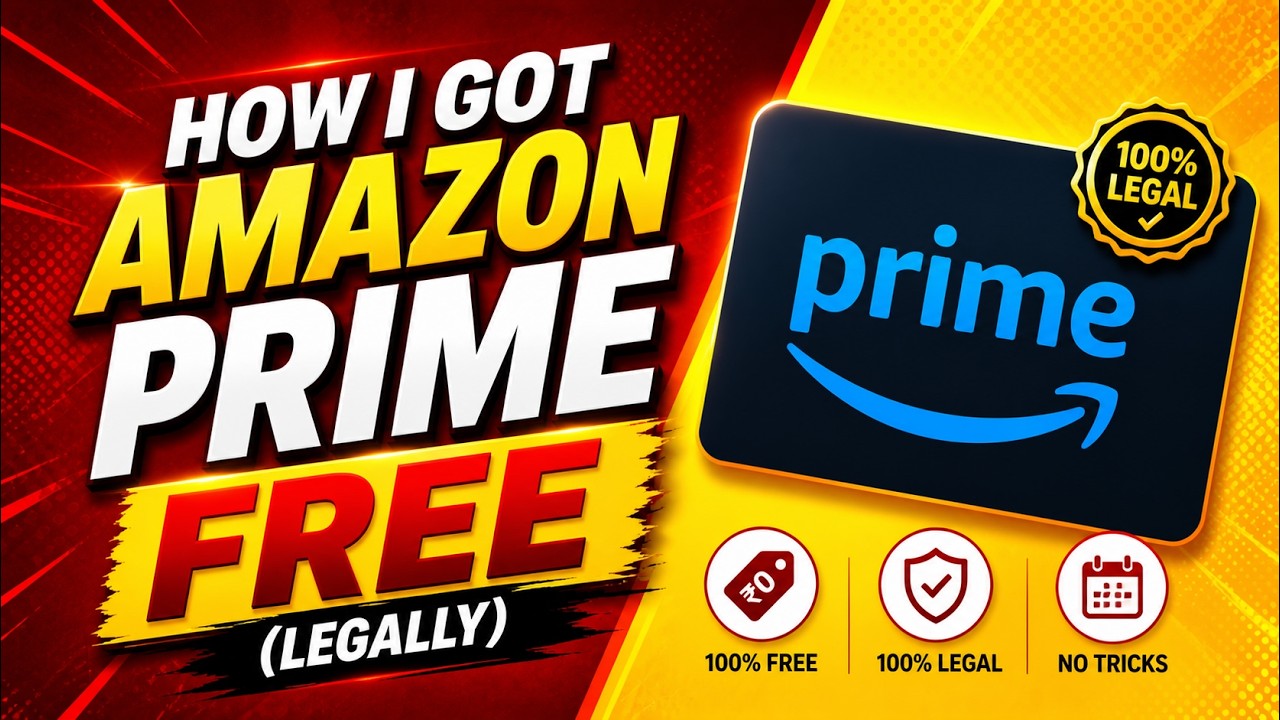 How I Got Amazon Prime Free Legally - Watch Free Movies & TV Shows