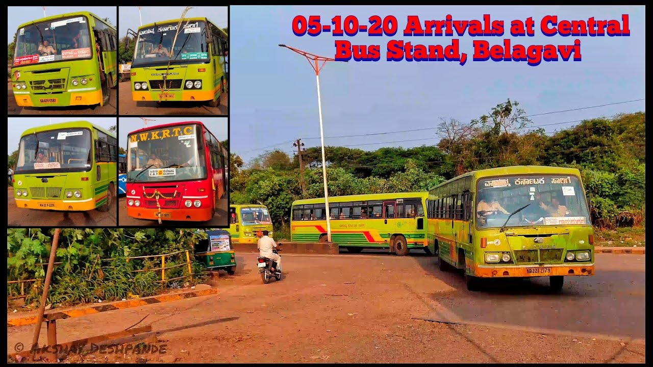 #Festival Day #nwkrtc #belagavi #arrivals #central bus stand..