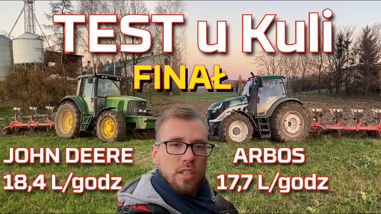 TEST u KULI Finał Arbos 5130 AD vs John Deere 6620 SE | Orka 2019 I Zużycie paliwa I Moc |Traktor