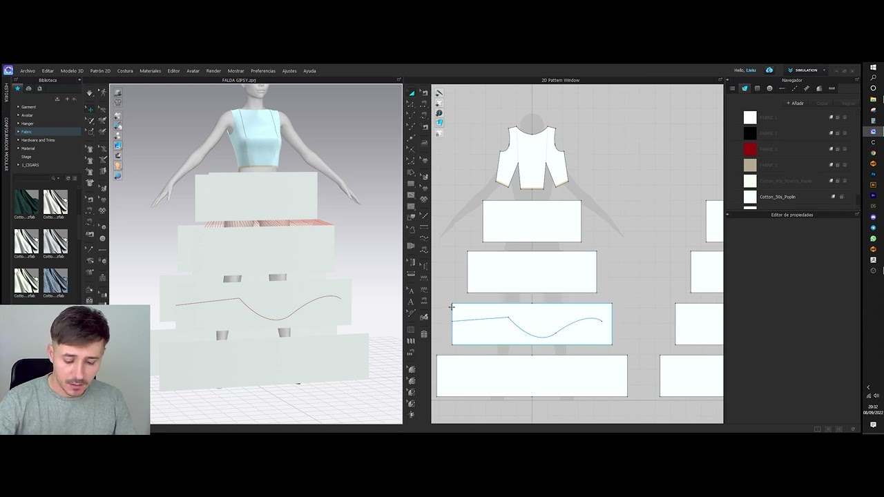 Clo3D Clase 7: Heramientas de #Costura.