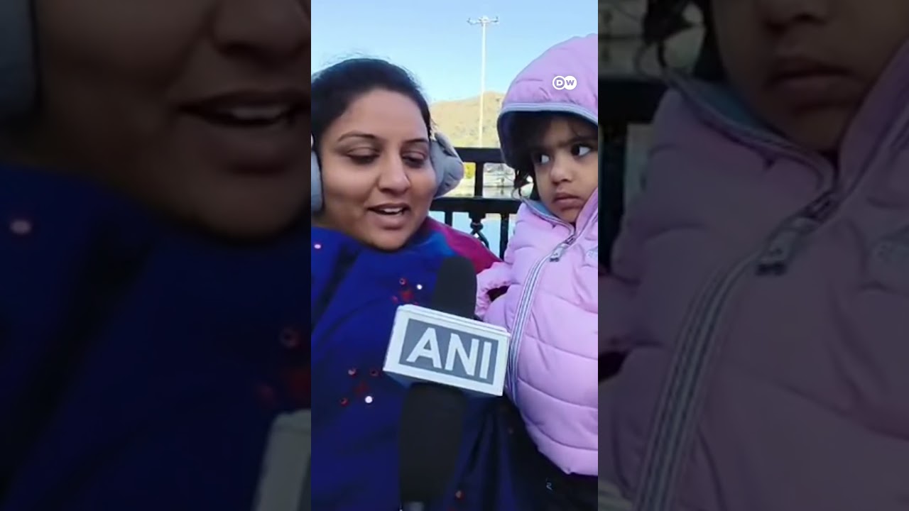 राजस्थान में जम गया पानी [Cold wave grips Mount Abu]