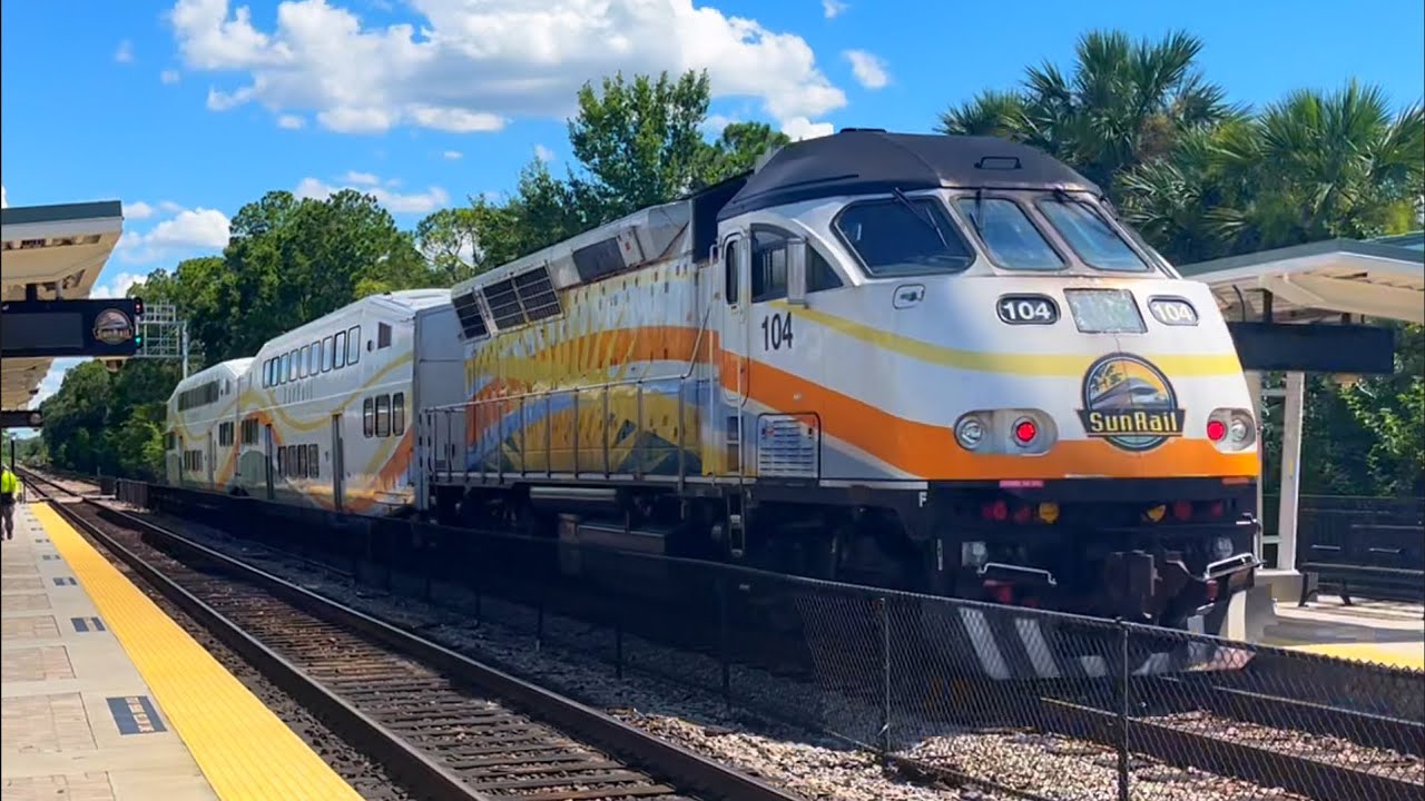 SunRail Simulated Service Trains! ft. AMTK 161 | 6/24/2024