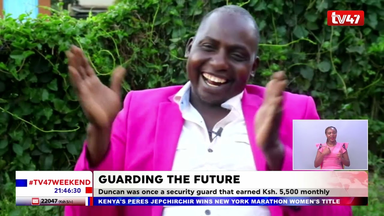From security guard to security firm owner: How did Duncan Kibet transform to a millionaire?
